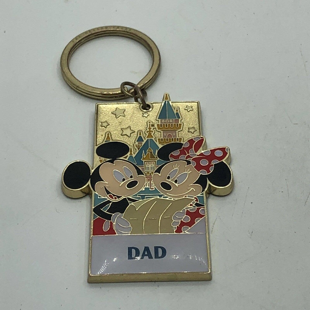 Disney Keychain Key Chain DAD dad father's gift present mickey Disneyland